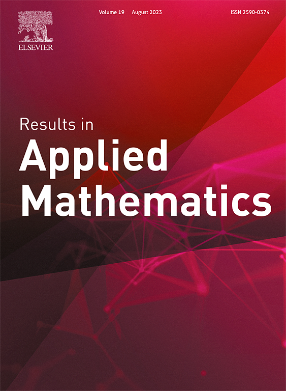 Go to journal home page - Results in Applied Mathematics